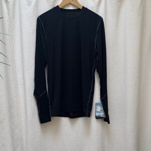 Men's Black Long Sleeve Terramar Performance Tee